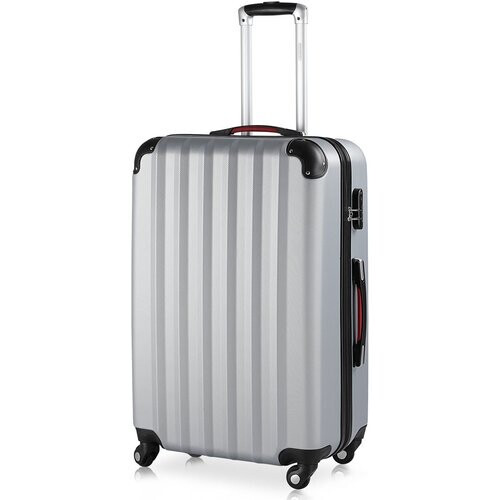 Tweedekans Monzana Hard case koffer Baseline XL Zilver Tweedehands