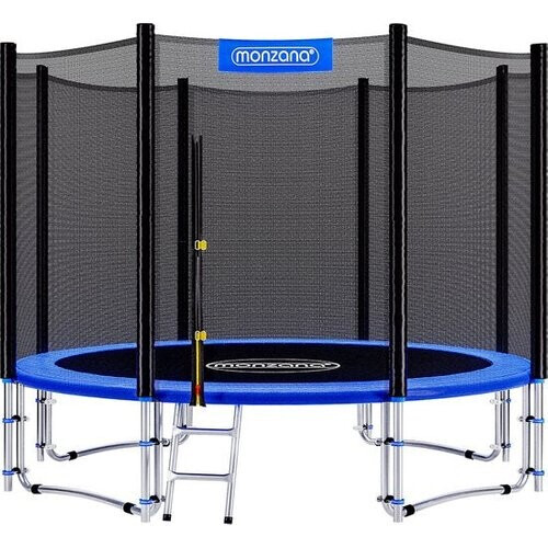 Tweedekans Monzana Trampoline 305cm - Incl. Veiligheidsnet & Ladder - Blauw Tweedehands