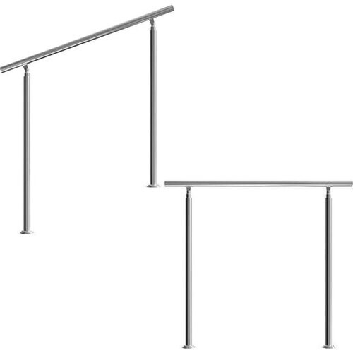 Tweedekans Monzana Trapleuning 120 cm – Zonder Spijlen - Roestvrijstaal Tweedehands