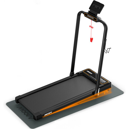 Tweedekans Moovv SmartStep Pro v3 Incline - Loopband Inklapbaar - Walking Pad met 10% Hellingfunctie – Opvouwbare Wandelband - Treadmill 1-12 km/u – Incl. Accessoires Tweedehands
