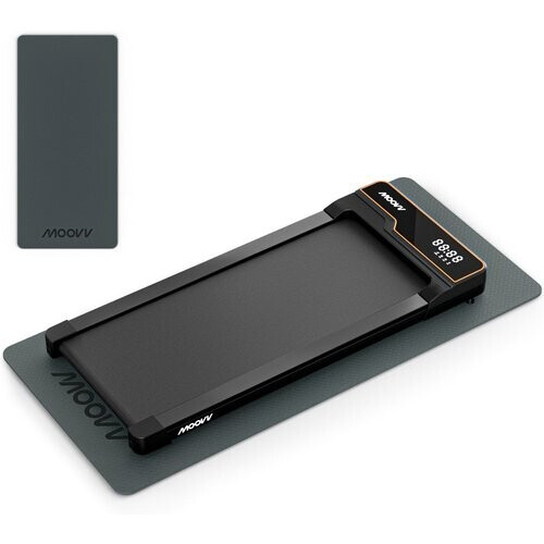 Tweedekans Moovv SmartStep v3 Loopband - Walking Pad - Treadmill 1-6km/u – Incl. Accessoires - Zwart Tweedehands