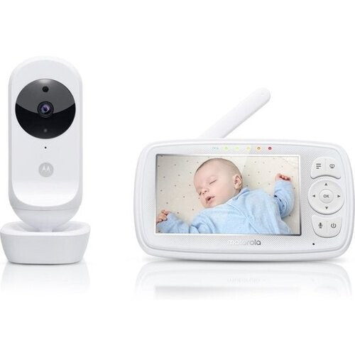 Tweedekans Motorola EASE44 Connect - Wi-Fi Babyfoon met Camera en App - HD Videostreaming - Vele functies Tweedehands