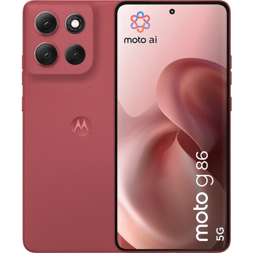Tweedekans Motorola Moto G86 256GB Rood 5G Tweedehands