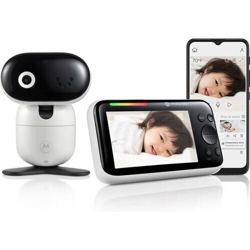 Tweedekans Motorola Nursery PIP 1610 Babyfoon - Baby Monitor met Camera en App - Nachtvisie - Wit Tweedehands