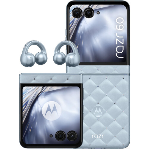 Tweedekans Motorola Razr 60 256GB Swarovski 5G + Moto Buds Loop Tweedehands