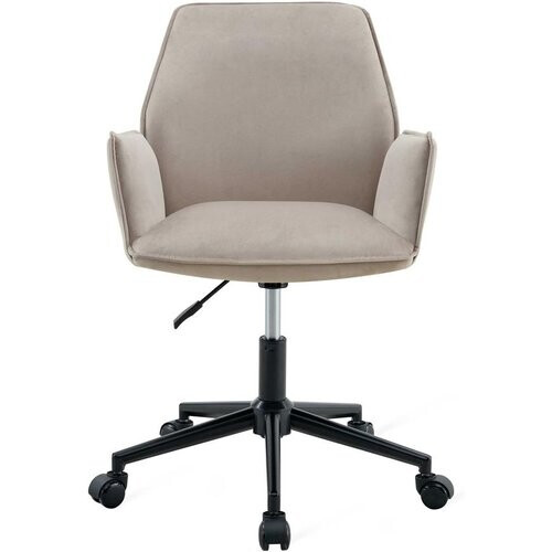 Tweedekans Multifurn Jill Bureaustoel Velvet Taupe - Duopack - Comfortabel en Stijlvol Tweedehands