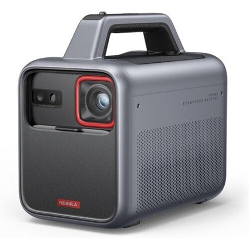 Tweedekans Nebula Mars 3 Zwart Outdoor Projector - 1920x1080 Resolutie - 1000 ANSI Lumen - 185Wh Batterij - IPX3 Waterbestendig - Tot 15 Uur Speeltijd - AI Beeldaanpassing Tweedehands