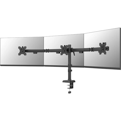 Tweedekans Neomounts NERO DS60-600BL3 Monitorarm Zwart Tweedehands