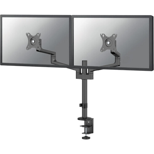 Tweedekans Neomounts NEXT Lite DS60-425BL2 Ruimtebesparende Monitorarm Zwart Tweedehands