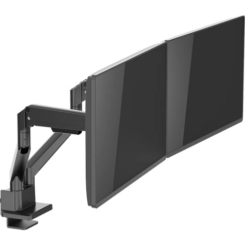 Tweedekans Neomounts NEXT Slim DS70-250BL2 Monitorarm Gasgeveerd Zwart Tweedehands