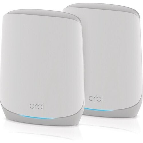 Tweedekans NETGEAR Orbi RBK762S - Mesh WiFi - WiFi Versterker - WiFi 6 - 5400 Mbps - Tri-Band - 2-Pack Tweedehands