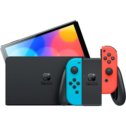 Tweedekans Nintendo Switch OLED Blauw Rood Tweedehands