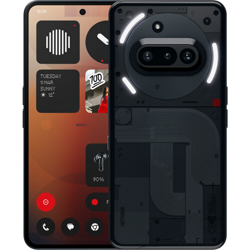 Tweedekans Nothing Phone (3a) 256GB Zwart 5G Tweedehands