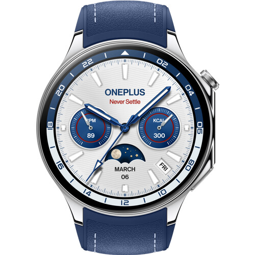 Tweedekans OnePlus Watch 2 Zilver/Blauw Tweedehands