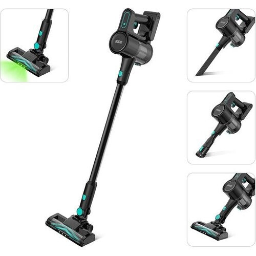 Tweedekans OOQE V-POWER TURBO All-in-One Professionele Draadloze Steelstofzuiger | Sterke Turbo Motor | AeroPulse: Hoge Luchtstroom | Led ClearVision | Gaat Beschadiging Vloer Tegen | Ergonomisch: Gaat Belasting Gewrichten Tegen | Zelf Staand Ontwerp | Zw Tweedehands