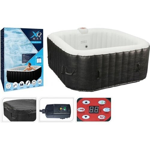 Tweedekans Opblaasbaar Bubbelbad - voor 2-4 Personen - 1200W - 145x65cm Tweedehands
