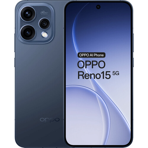 Tweedekans OPPO Reno15 512GB Donkerblauw 5G Tweedehands