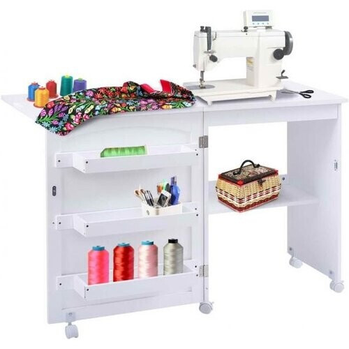 Tweedekans Opvouwbare naaimachine tafel naailagetafel multi -vurige tafel bureau werktafel