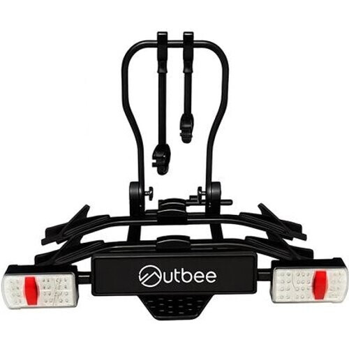 Tweedekans Outbee Fietsendrager - Fietsendrager elektrische fietsen 2 - Fietsendrager trekhaak - Met Kentekenplaathouder - Zwart Tweedehands
