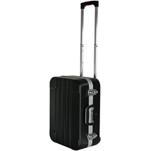 Tweedekans Perel Gereedschapskoffer, trolley, telescopisch handvat, gereedschapshouders, tussenwanden verstelbaar, sleutelslot, 2 sleutels, ABS, zwart, 461 x 335 x 190 mm Tweedehands