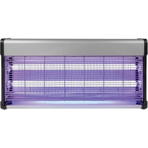Tweedekans Perel Insectenverdelger, elektrisch, spanningsrooster 2800 V, uitneembare opvangbak, 80 m², metaal - zilver/zwart Tweedehands