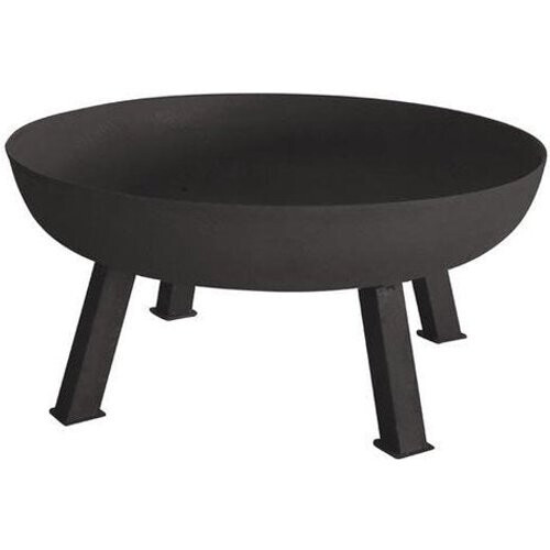 Tweedekans Perel Vuurschaal, met 3 stevige poten, rond, 41.5 x Ø 100 cm, gietzijzer, zwart Tweedehands