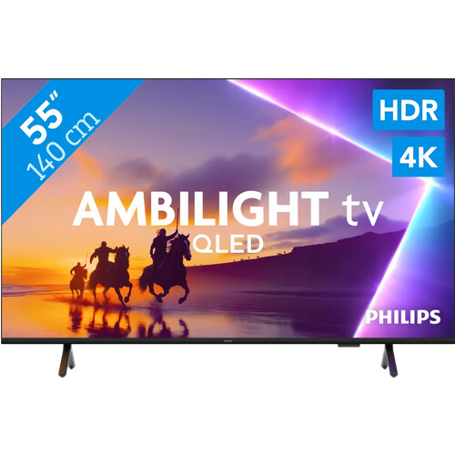 Tweedekans Philips Ambilight 55" PUS8500 QLED 4K (2025) Tweedehands