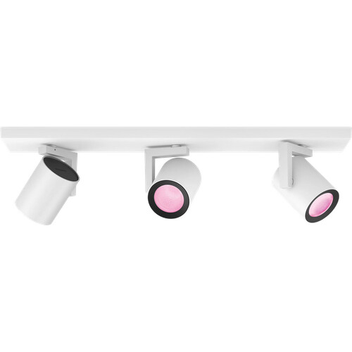 Tweedekans Philips Hue Argenta Opbouwspot White and Color - Wit - 3-spots Tweedehands
