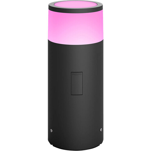 Tweedekans Philips Hue Calla sokkellamp White and Color zwart laag uitbreiding Tweedehands