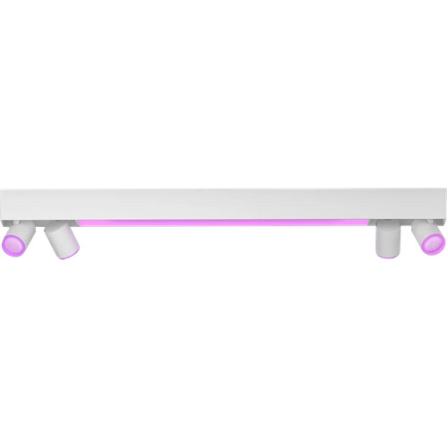 Tweedekans Philips Hue Centris Opbouwspot White and Color - Wit - Rechthoek - 4-spots Tweedehands