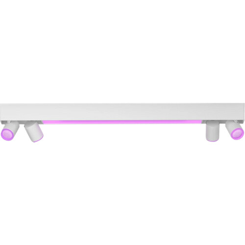 Tweedekans Philips Hue Centris Opbouwspot White and Color - Wit - Rechthoek - 4-spots Tweedehands