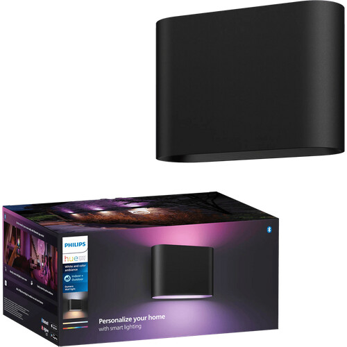 Tweedekans Philips Hue Dymera muurlamp - White and Color - Zwart Tweedehands