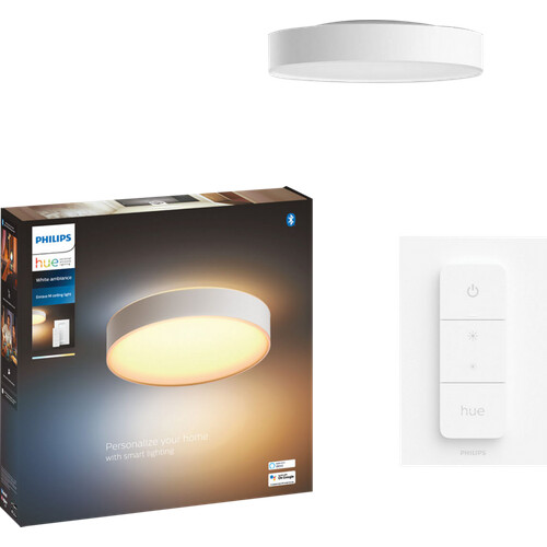 Tweedekans Philips Hue Enrave M plafondlamp White Ambiance Wit + dimmer Tweedehands