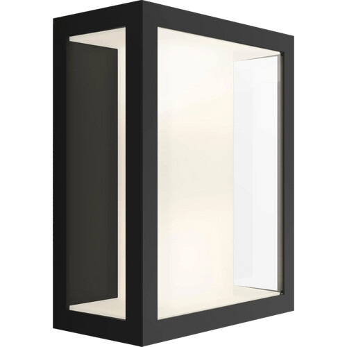 Tweedekans Philips Hue Impress muurlamp White and Color zwart breed Tweedehands