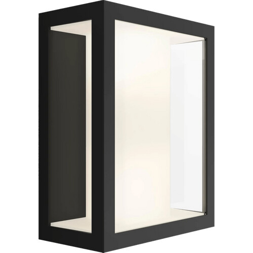 Tweedekans Philips Hue Impress muurlamp White and Color zwart breed Tweedehands