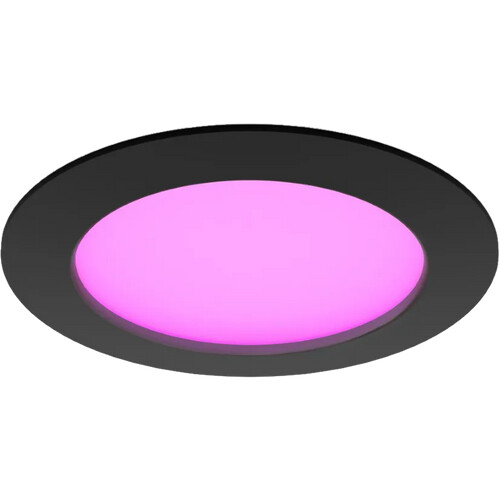 Tweedekans Philips Hue inbouwspot Slim - White and color - 170mm - zwart Tweedehands