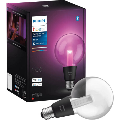 Tweedekans Philips Hue Lightguide Globe White and Color E27 Tweedehands