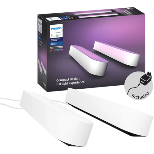 Tweedekans Philips Hue Play Lichtbalk White & Color Wit Duo Pack Tweedehands