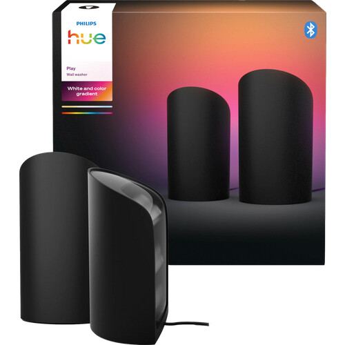 Tweedekans Philips Hue Play Wall Washer Zwart - 2-pack Tweedehands