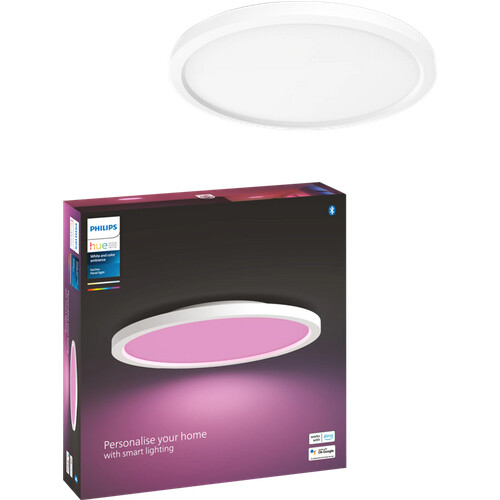 Tweedekans Philips Hue Surimu paneellamp White and Color rond wit Tweedehands