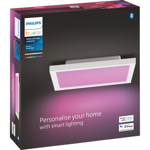 Tweedekans Philips Hue Surimu paneellamp White and Color vierkant wit Tweedehands