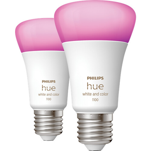 Tweedekans Philips Hue White and Color E27 1100lm 2-pack Tweedehands