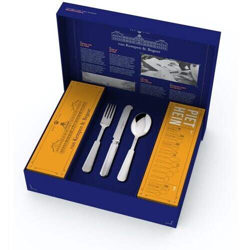 Tweedekans Piet Hein Cassette Bestekset – 6-persoons – 40-delig – zilverkleurig edelstaal – 2019 design Tweedehands