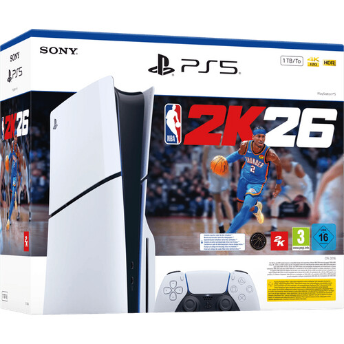 Tweedekans PlayStation 5 Slim Disc Edition + NBA 2K26 Tweedehands