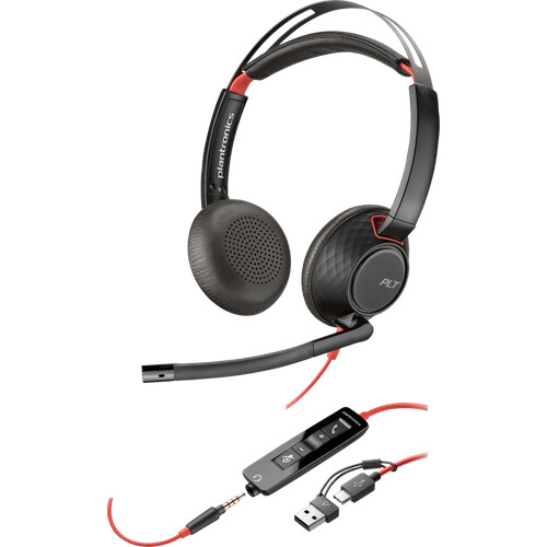 Tweedekans Poly Blackwire 5220 MS Bedrade Office Headset Tweedehands