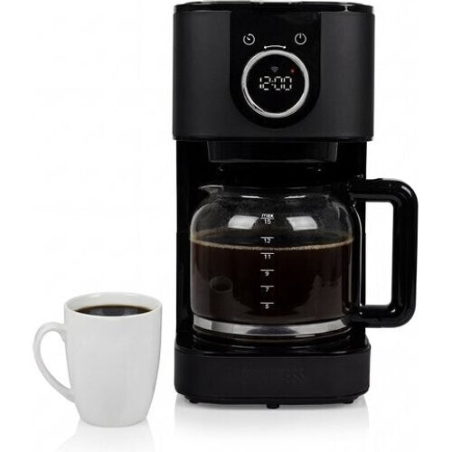 Tweedekans Princess 246060 Koffiezetapparaat – 1.5L - 10-15 koppen – Filterkoffiezetapparaat - Zwart Tweedehands