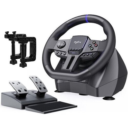 Tweedekans PXN - V900 Gen 2 - Race Stuur - Met Pedalen & Flippers - 270 / 900° - Game Stuur - Geschikt voor PS4 - PC - PS3 - Switch - Xbox X/S Series Tweedehands