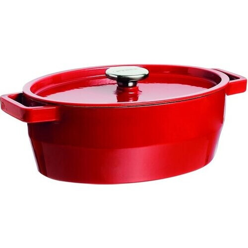 Tweedekans Pyrex Slow Cook rood ovale gietijzeren braadpan 29cm Tweedehands