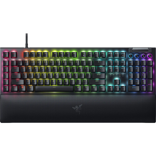 Tweedekans Razer BlackWidow V4 Mechanisch Gaming Toetsenbord Green Switch Qwerty Tweedehands