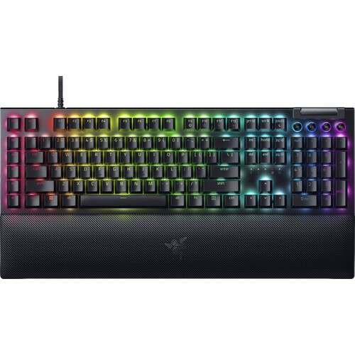 Tweedekans Razer BlackWidow V4 Mechanisch Gaming Toetsenbord Yellow Switch Qwerty Tweedehands